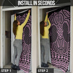 Mawhero Maori Ta Moko Poutama Art Door Cover - Aussie Hoodie