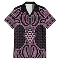 Mawhero Maori Ta Moko Poutama Art Family Matching Mermaid Dress and Hawaiian Shirt