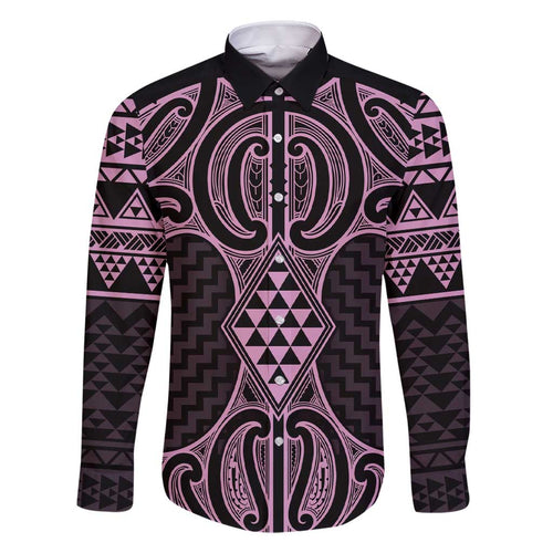 Mawhero Maori Ta Moko Poutama Art Family Matching Short Sleeve Bodycon Dress and Hawaiian Shirt