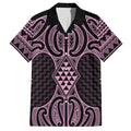 Mawhero Maori Ta Moko Poutama Art Family Matching Summer Maxi Dress and Hawaiian Shirt