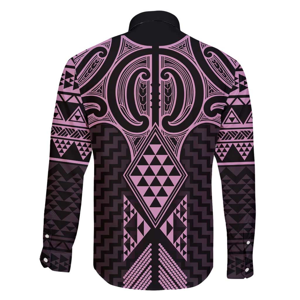 Mawhero Maori Ta Moko Poutama Art Family Matching Tank Maxi Dress and Hawaiian Shirt
