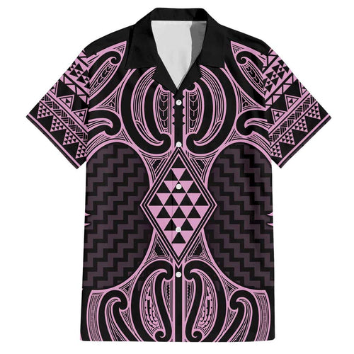 Mawhero Maori Ta Moko Poutama Art Hawaiian Shirt
