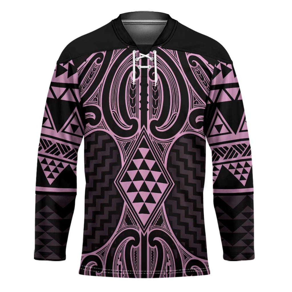 Mawhero Maori Ta Moko Poutama Art Hockey Jersey - Aussie Hoodie