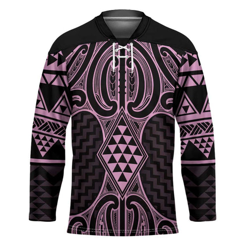 Mawhero Maori Ta Moko Poutama Art Hockey Jersey - Aussie Hoodie