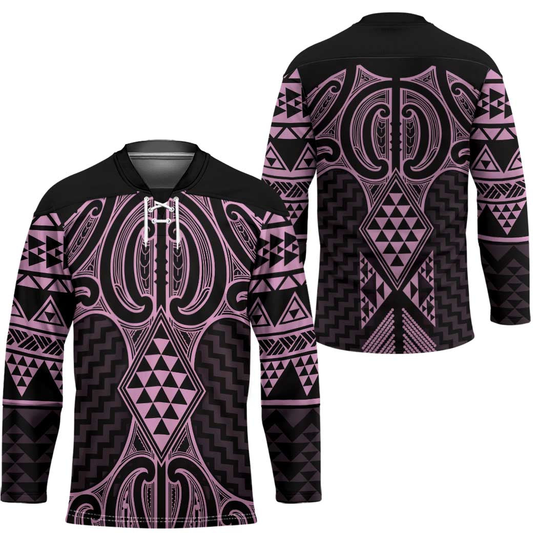 Mawhero Maori Ta Moko Poutama Art Hockey Jersey - Aussie Hoodie