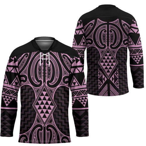 Mawhero Maori Ta Moko Poutama Art Hockey Jersey - Aussie Hoodie