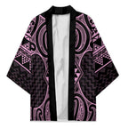 Mawhero Maori Ta Moko Poutama Art Kimono - Aussie Hoodie