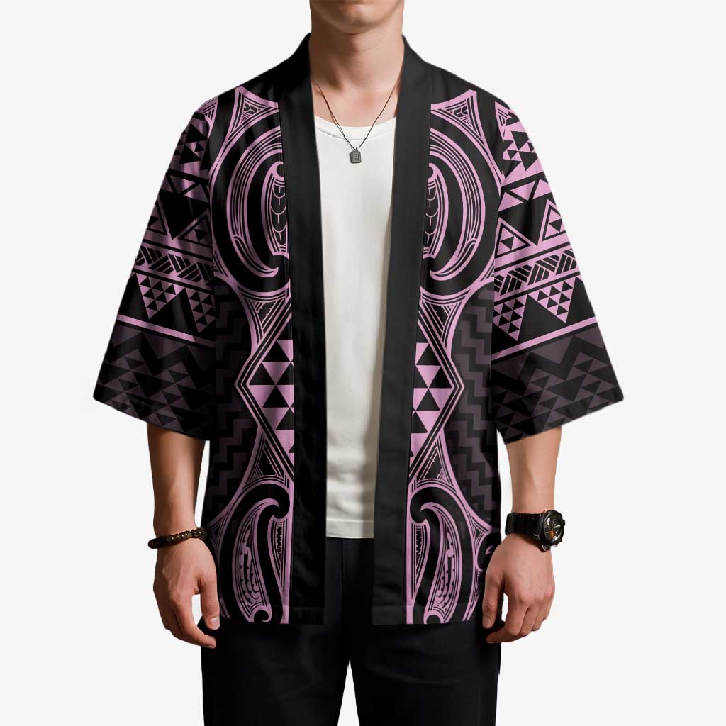 Mawhero Maori Ta Moko Poutama Art Kimono - Aussie Hoodie