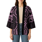 Mawhero Maori Ta Moko Poutama Art Kimono - Aussie Hoodie