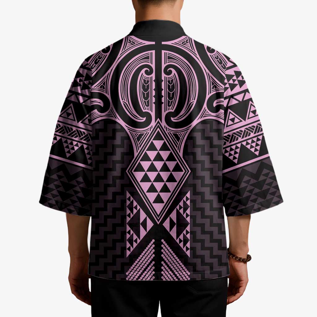 Mawhero Maori Ta Moko Poutama Art Kimono - Aussie Hoodie