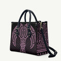 Mawhero Maori Ta Moko Poutama Art Leather Bag - Aussie Hoodie