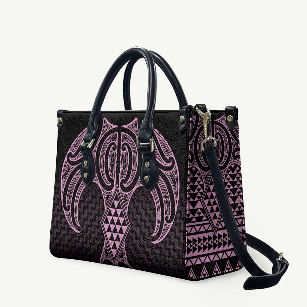 Mawhero Maori Ta Moko Poutama Art Leather Bag - Aussie Hoodie