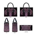 Mawhero Maori Ta Moko Poutama Art Leather Bag - Aussie Hoodie