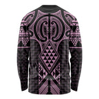 Mawhero Maori Ta Moko Poutama Art Long Sleeve Shirt