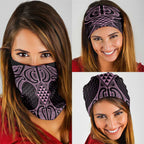 Mawhero Maori Ta Moko Poutama Art Neck Gaiter - Aussie Hoodie