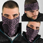 Mawhero Maori Ta Moko Poutama Art Neck Gaiter - Aussie Hoodie
