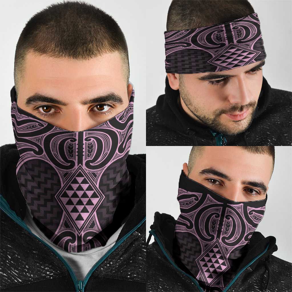 Mawhero Maori Ta Moko Poutama Art Neck Gaiter - Aussie Hoodie