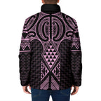 Mawhero Maori Ta Moko Poutama Art Padded Jacket - Aussie Hoodie
