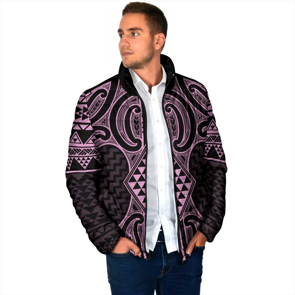 Mawhero Maori Ta Moko Poutama Art Padded Jacket - Aussie Hoodie