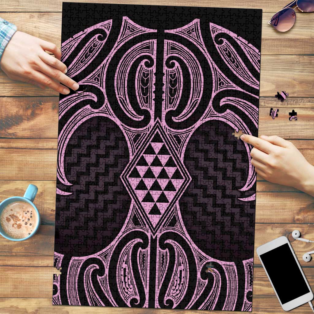 Mawhero Maori Ta Moko Poutama Art Puzzle - Aussie Hoodie
