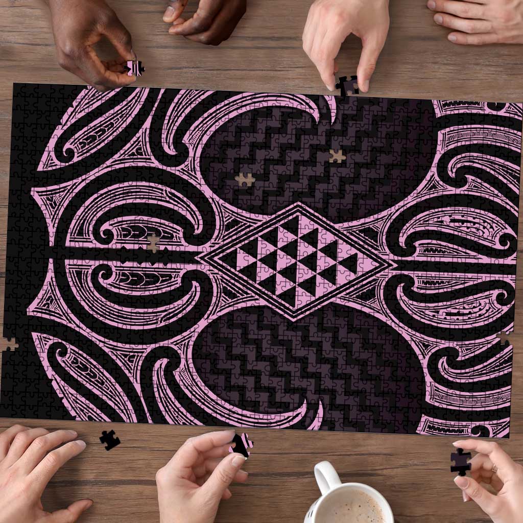 Mawhero Maori Ta Moko Poutama Art Puzzle - Aussie Hoodie