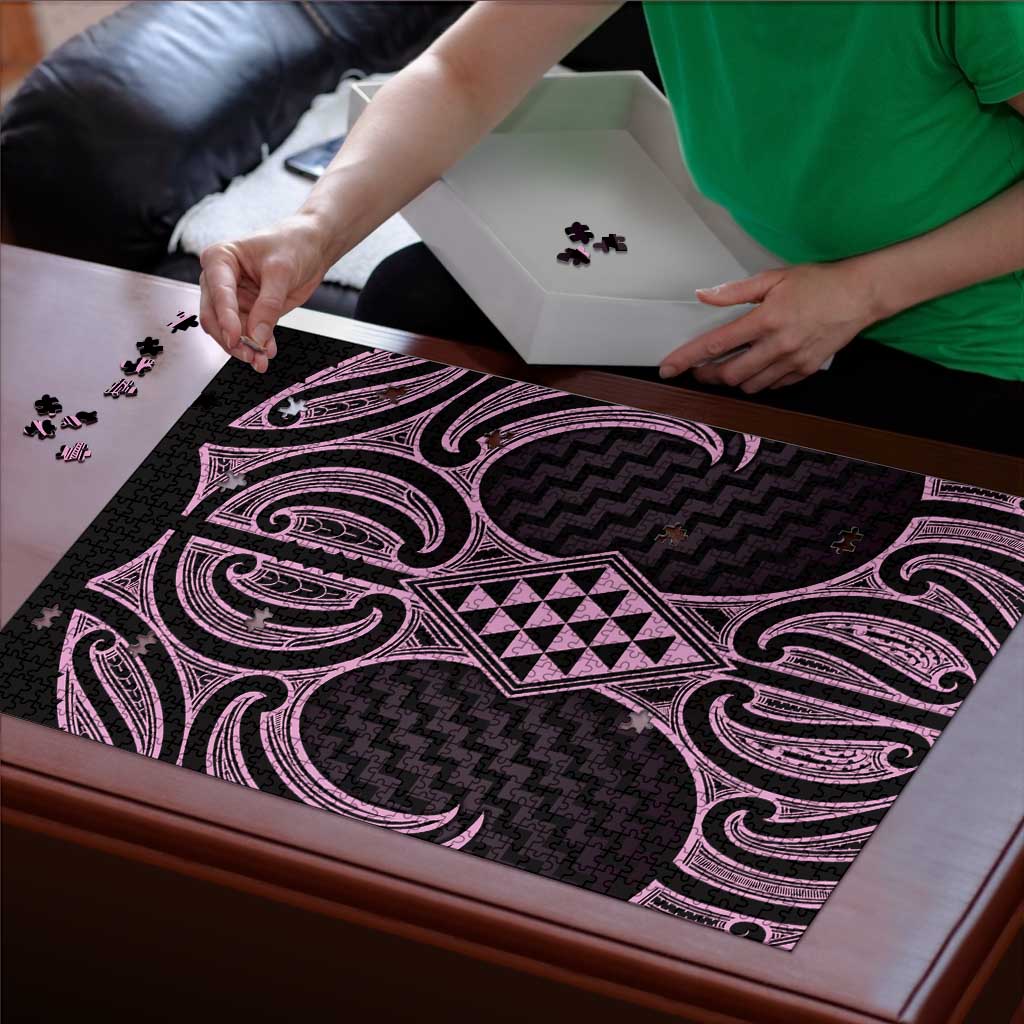 Mawhero Maori Ta Moko Poutama Art Puzzle - Aussie Hoodie