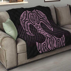 Mawhero Maori Ta Moko Poutama Art Quilt