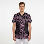 Mawhero Maori Ta Moko Poutama Art Scrub Top - Aussie Hoodie