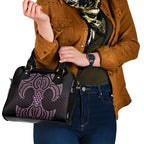 Mawhero Maori Ta Moko Poutama Art Shoulder Handbag