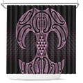 Mawhero Maori Ta Moko Poutama Art Shower Curtain