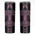 Mawhero Maori Ta Moko Poutama Art Skinny Tumbler