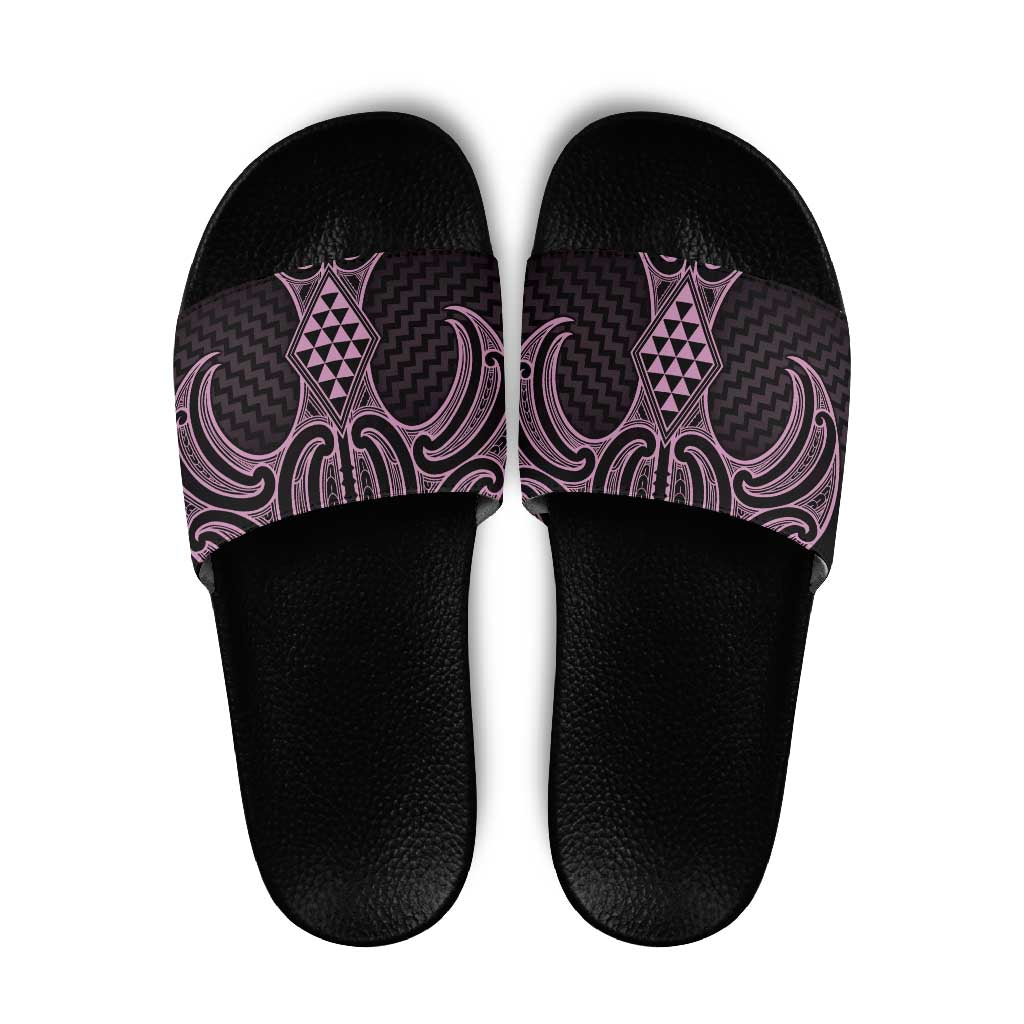 Mawhero Maori Ta Moko Poutama Art Slide Sandals - Aussie Hoodie