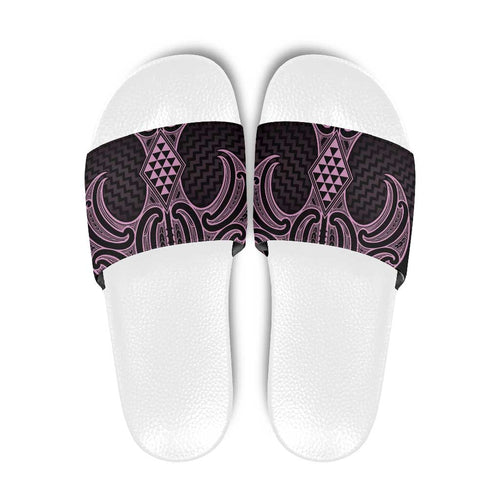 Mawhero Maori Ta Moko Poutama Art Slide Sandals - Aussie Hoodie