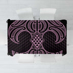 Mawhero Maori Ta Moko Poutama Art Tablecloth