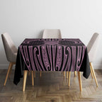 Mawhero Maori Ta Moko Poutama Art Tablecloth