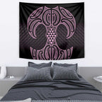 Mawhero Maori Ta Moko Poutama Art Tapestry
