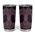 Mawhero Maori Ta Moko Poutama Art Tumbler Cup