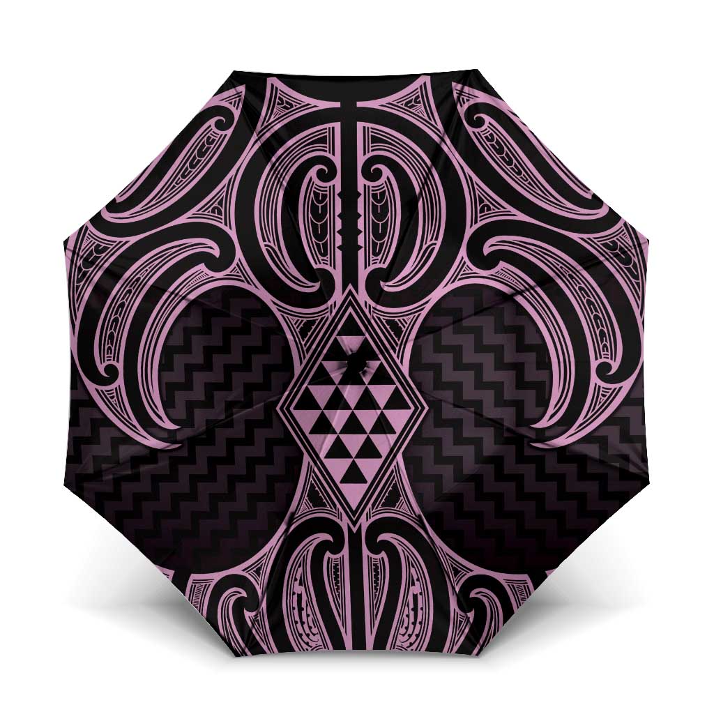 Mawhero Maori Ta Moko Poutama Art Umbrella - Aussie Hoodie