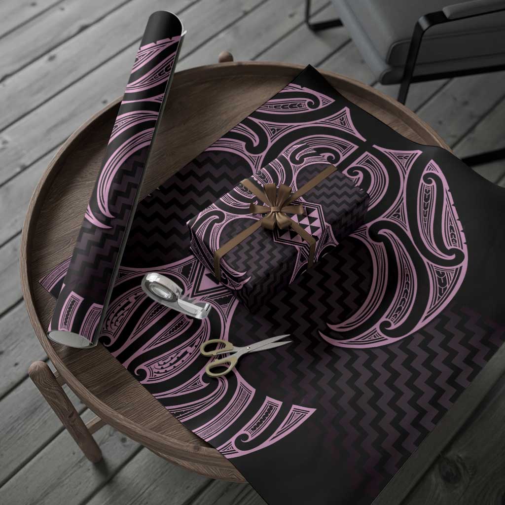 Mawhero Maori Ta Moko Poutama Art Wrapping Paper - Aussie Hoodie