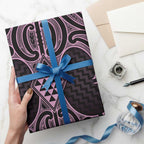 Mawhero Maori Ta Moko Poutama Art Wrapping Paper - Aussie Hoodie