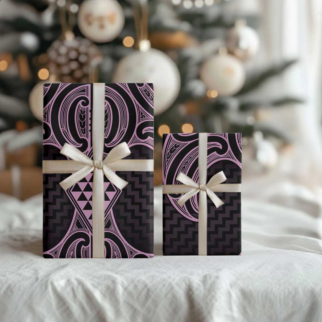 Mawhero Maori Ta Moko Poutama Art Wrapping Paper - Aussie Hoodie