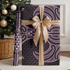Mawhero Maori Ta Moko Poutama Art Wrapping Paper - Aussie Hoodie