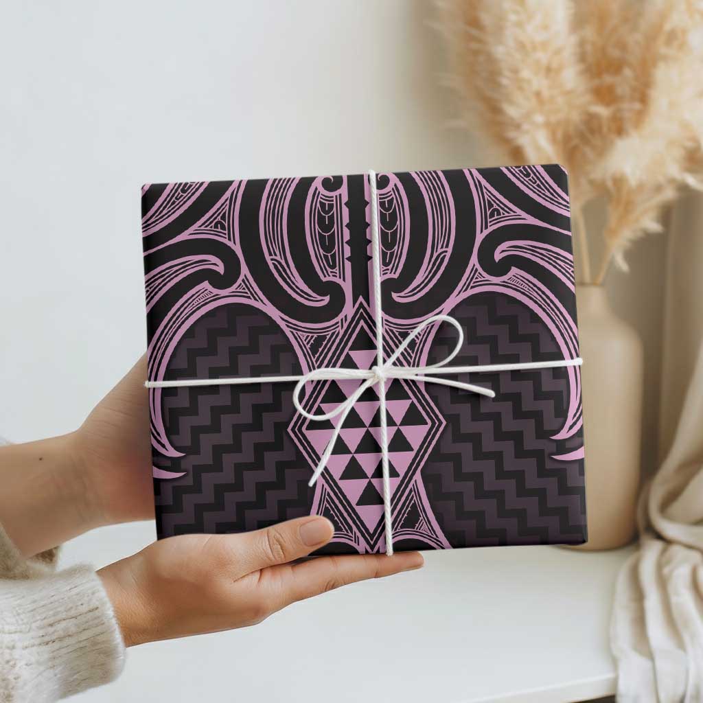 Mawhero Maori Ta Moko Poutama Art Wrapping Paper - Aussie Hoodie