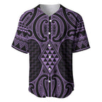 Waiporoporo Maori Ta Moko Poutama Art Baseball Jersey