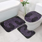 Waiporoporo Maori Ta Moko Poutama Art Bathroom Set - Aussie Hoodie