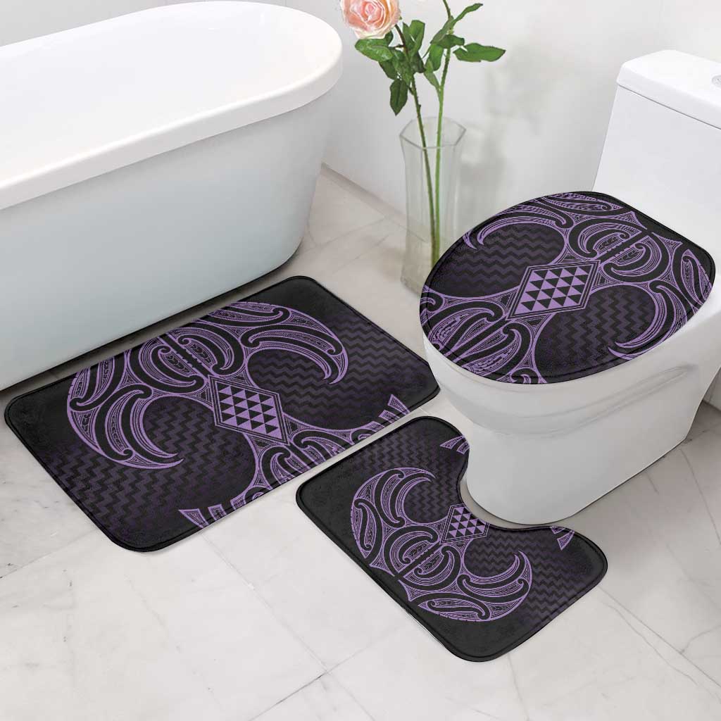Waiporoporo Maori Ta Moko Poutama Art Bathroom Set - Aussie Hoodie