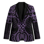 Waiporoporo Maori Ta Moko Poutama Art Blazer - Aussie Hoodie