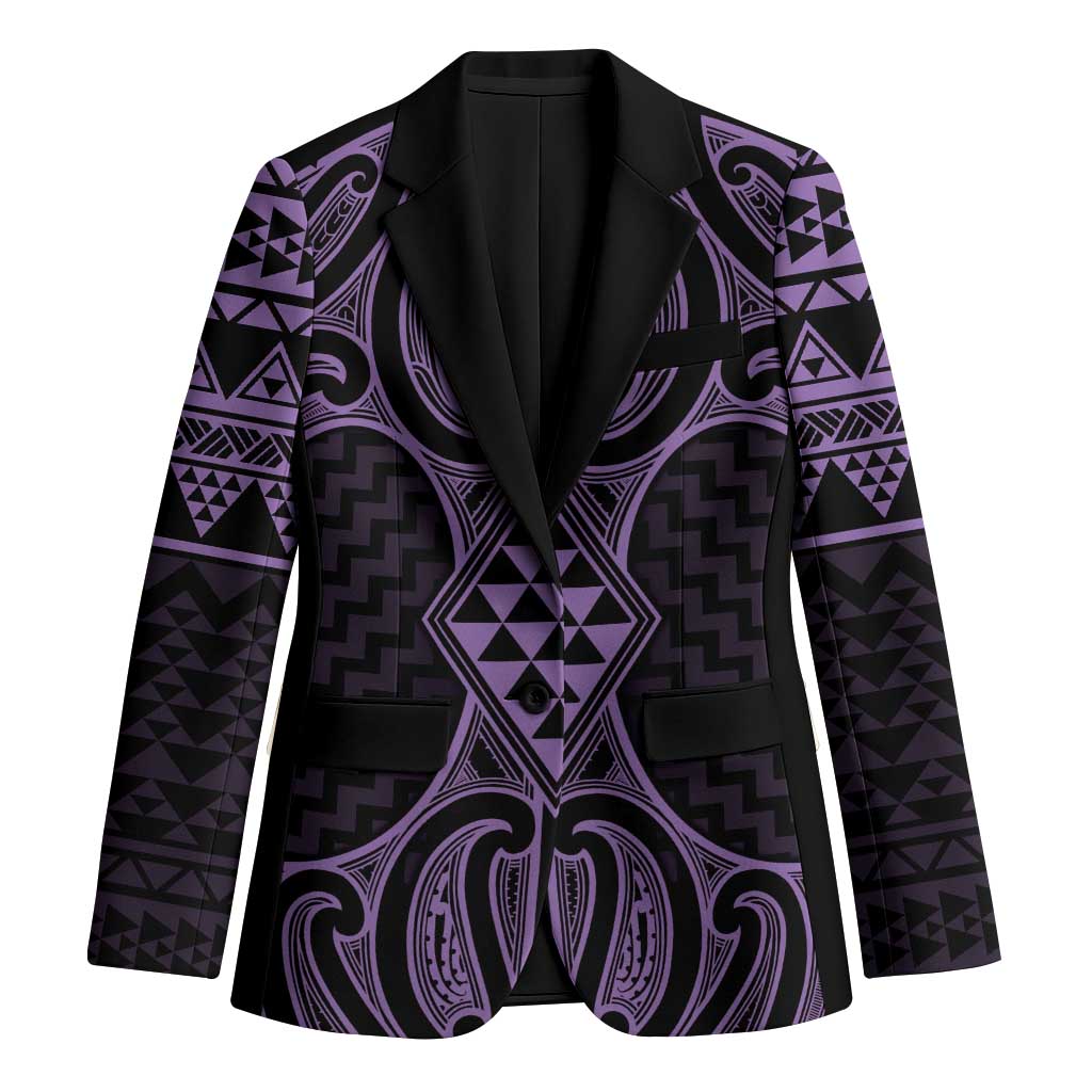 Waiporoporo Maori Ta Moko Poutama Art Blazer - Aussie Hoodie