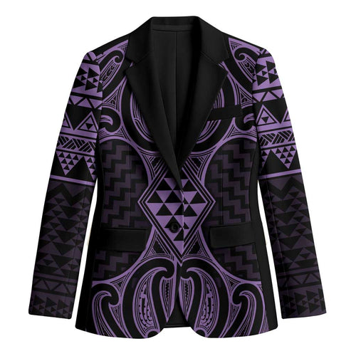 Waiporoporo Maori Ta Moko Poutama Art Blazer - Aussie Hoodie
