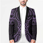 Waiporoporo Maori Ta Moko Poutama Art Blazer - Aussie Hoodie